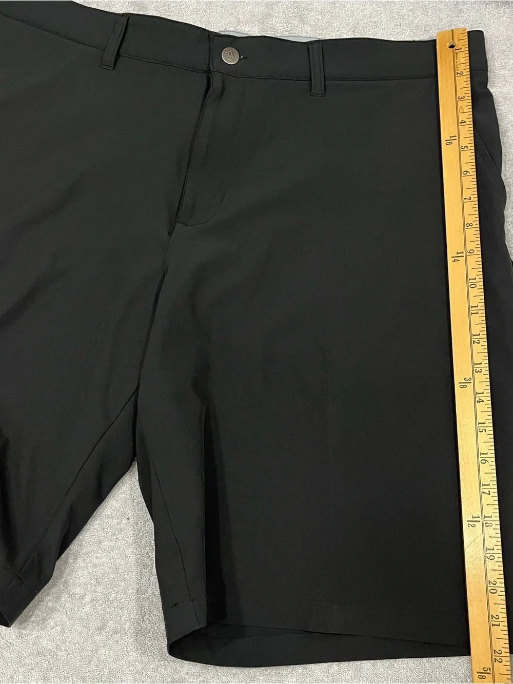Adidas Ultimate365 Mens Black Performance Golf Shorts Size 42 Stretch Activewear